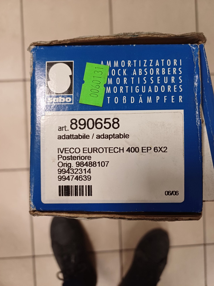 SABO IVECO - Iskunvaimentaja: kuva SABO IVECO - Iskunvaimentaja SABO IVECO - Iskunvaimentaja: kuva SABO IVECO - Iskunvaimentaja