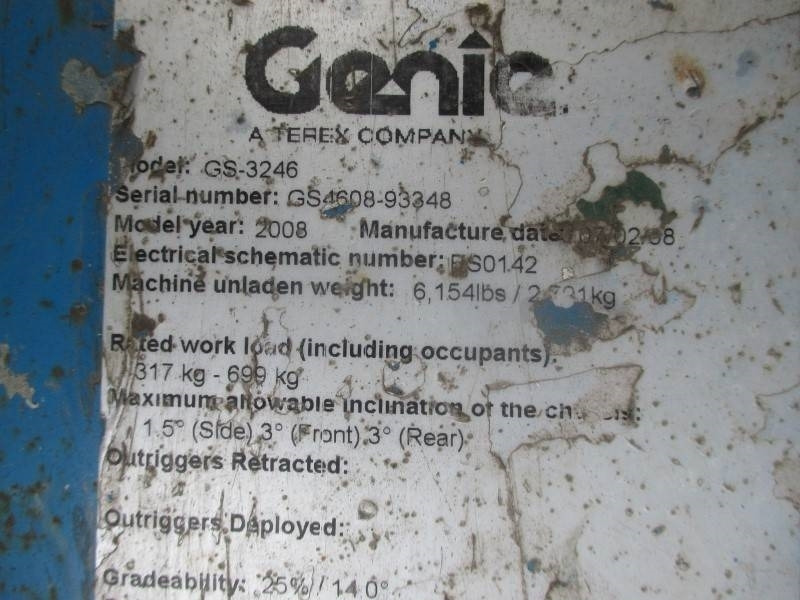 Leasing Genie GS 3246  Genie GS 3246: kuva Leasing Genie GS 3246  Genie GS 3246