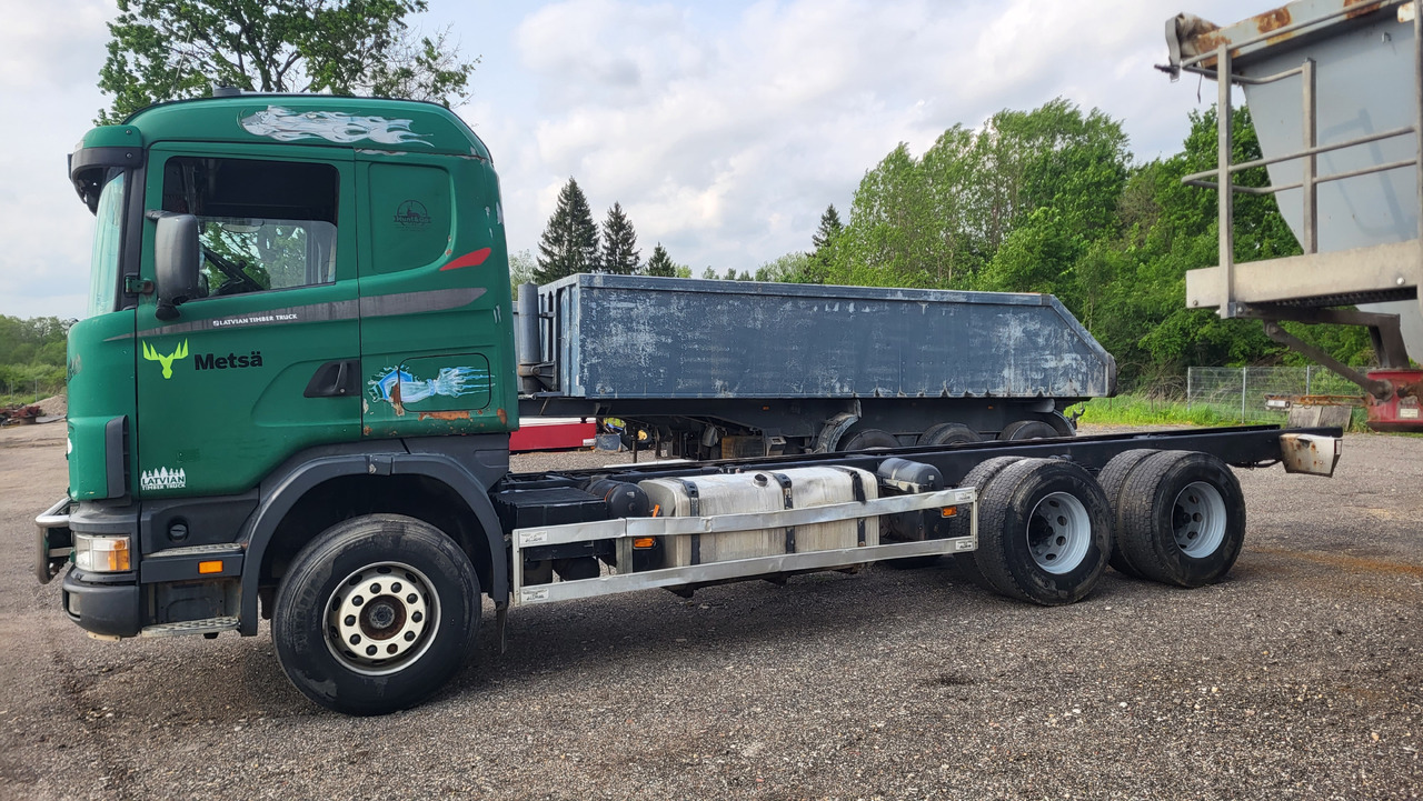 SCANIA R124 420 6X4 - Kuorma-auto alusta: kuva SCANIA R124 420 6X4 - Kuorma-auto alusta SCANIA R124 420 6X4 - Kuorma-auto alusta: kuva SCANIA R124 420 6X4 - Kuorma-auto alusta
