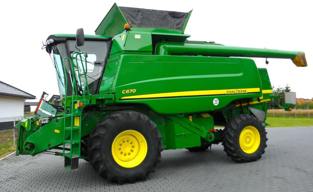 Leikkuupuimuri John Deere C 670 2008 Rok, heder 7,6m, 1900 mtg, Nie Malowany, Stan Idealny: kuva Leikkuupuimuri John Deere C 670 2008 Rok, heder 7,6m, 1900 mtg, Nie Malowany, Stan Idealny Leikkuupuimuri John Deere C 670 2008 Rok, heder 7,6m, 1900 mtg, Nie Malowany, Stan Idealny: kuva Leikkuupuimuri John Deere C 670 2008 Rok, heder 7,6m, 1900 mtg, Nie Malowany, Stan Idealny
