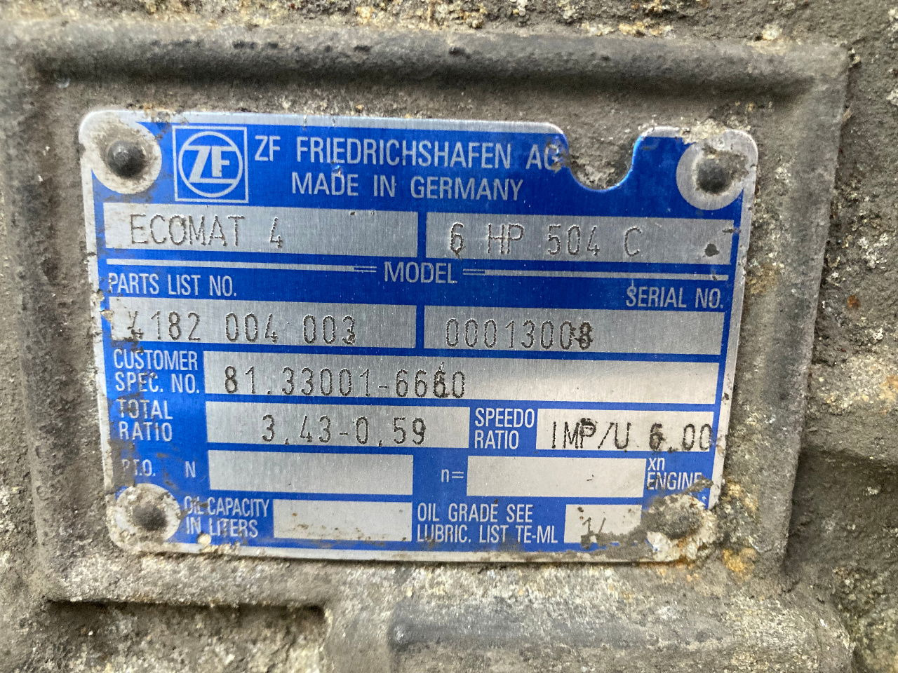 ZF Getriebe ZF 6HP 504 C 6HP504C 4182004003 MAN 81.33001-6660 81330016660 - Vaihteisto - Bussi: kuva ZF Getriebe ZF 6HP 504 C 6HP504C 4182004003 MAN 81.33001-6660 81330016660 - Vaihteisto - Bussi ZF Getriebe ZF 6HP 504 C 6HP504C 4182004003 MAN 81.33001-6660 81330016660 - Vaihteisto - Bussi: kuva ZF Getriebe ZF 6HP 504 C 6HP504C 4182004003 MAN 81.33001-6660 81330016660 - Vaihteisto - Bussi