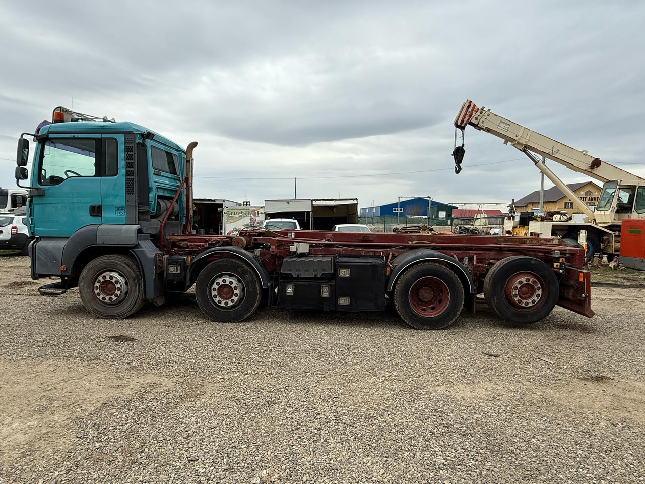 Kuorma-auto - vaijerivaihtolava MAN TGA 440 8X2 CAR CHASSIS: kuva Kuorma-auto - vaijerivaihtolava MAN TGA 440 8X2 CAR CHASSIS