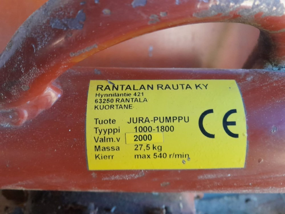 Jura-pumppu - Lannoituskone: kuva Jura-pumppu - Lannoituskone Jura-pumppu - Lannoituskone: kuva Jura-pumppu - Lannoituskone