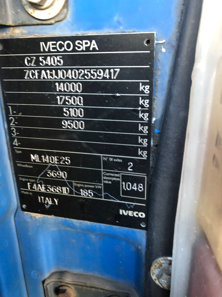 IVECO EUROCARGO 140E25 - Nosturiauto: kuva IVECO EUROCARGO 140E25 - Nosturiauto IVECO EUROCARGO 140E25 - Nosturiauto: kuva IVECO EUROCARGO 140E25 - Nosturiauto