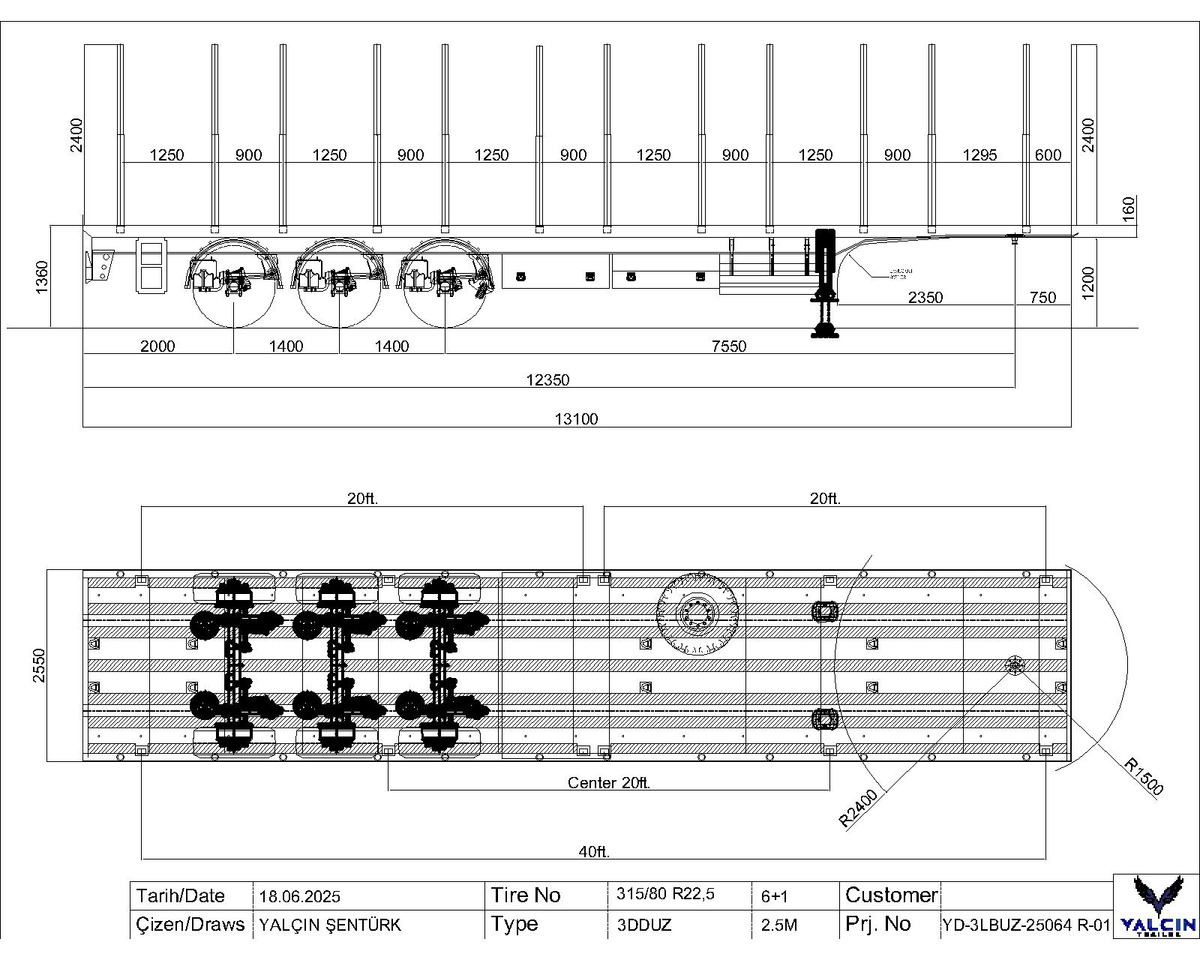 YALCIN FORESTIERS - Lavapuoliperävaunu: kuva YALCIN FORESTIERS - Lavapuoliperävaunu YALCIN FORESTIERS - Lavapuoliperävaunu: kuva YALCIN FORESTIERS - Lavapuoliperävaunu