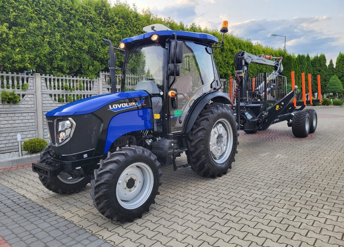 LOVOL Zestaw Traktor LOVOL M755 Przyczepa do drewna BMF 8TPro Stan Nowy Fabryczny - Harvesteri: kuva LOVOL Zestaw Traktor LOVOL M755 Przyczepa do drewna BMF 8TPro Stan Nowy Fabryczny - Harvesteri LOVOL Zestaw Traktor LOVOL M755 Przyczepa do drewna BMF 8TPro Stan Nowy Fabryczny - Harvesteri: kuva LOVOL Zestaw Traktor LOVOL M755 Przyczepa do drewna BMF 8TPro Stan Nowy Fabryczny - Harvesteri