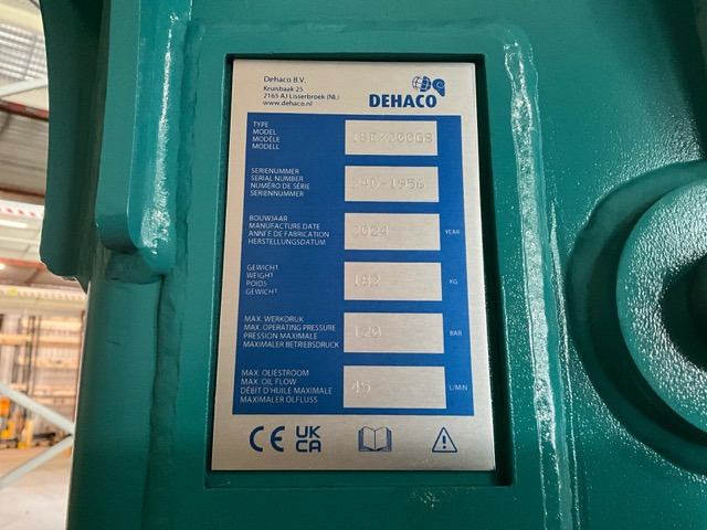 Rakennuskoneet DEHACO IBEX200GS: kuva Rakennuskoneet DEHACO IBEX200GS