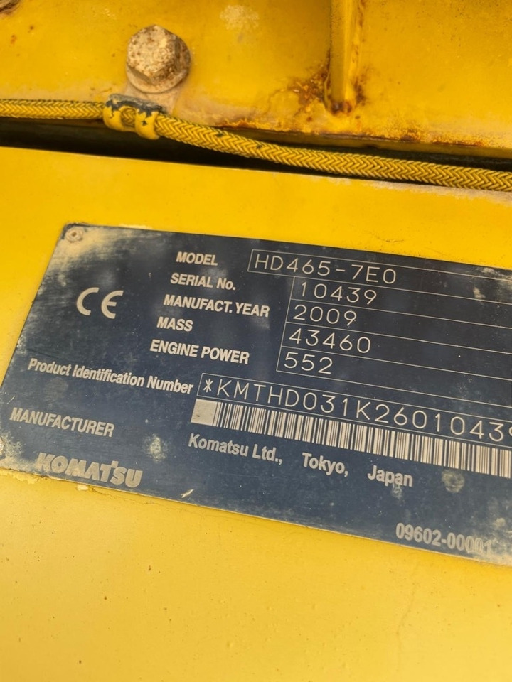 Komatsu HD 465-7E0, HD 405-7, HD 405-6, total 4 pcs - Maansiirtoauto: kuva Komatsu HD 465-7E0, HD 405-7, HD 405-6, total 4 pcs - Maansiirtoauto Komatsu HD 465-7E0, HD 405-7, HD 405-6, total 4 pcs - Maansiirtoauto: kuva Komatsu HD 465-7E0, HD 405-7, HD 405-6, total 4 pcs - Maansiirtoauto
