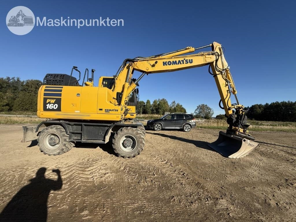 Komatsu PW 160 - Pyöräalustainen kaivinkone: kuva Komatsu PW 160 - Pyöräalustainen kaivinkone Komatsu PW 160 - Pyöräalustainen kaivinkone: kuva Komatsu PW 160 - Pyöräalustainen kaivinkone