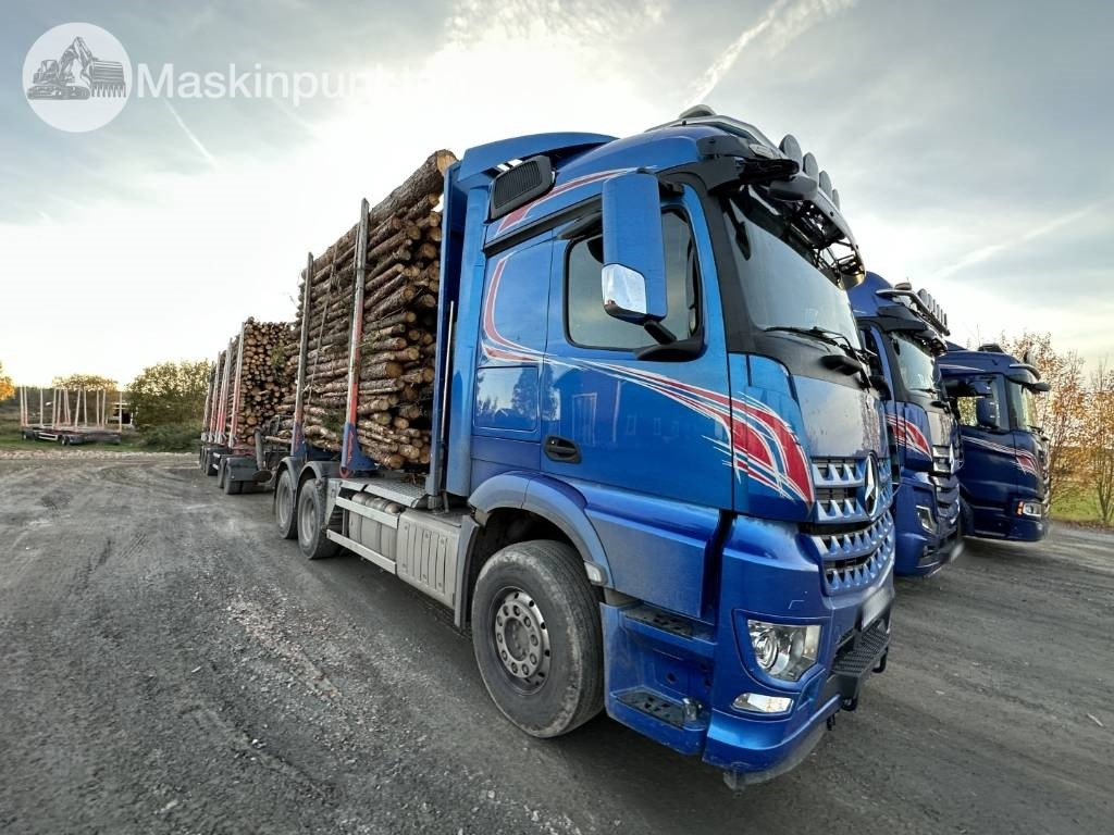 Mercedes-Benz Arocs 2858 timmerbil med kran  - Puuauto: kuva Mercedes-Benz Arocs 2858 timmerbil med kran  - Puuauto Mercedes-Benz Arocs 2858 timmerbil med kran  - Puuauto: kuva Mercedes-Benz Arocs 2858 timmerbil med kran  - Puuauto