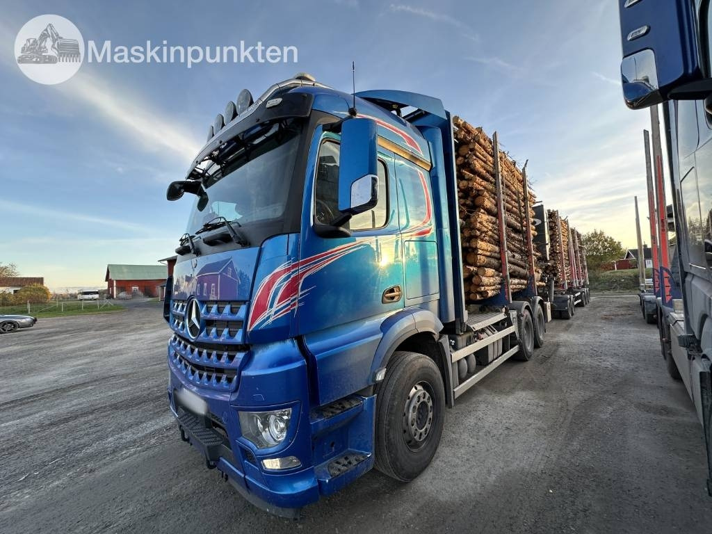 Mercedes-Benz Arocs 2858 timmerbil med kran  - Puuauto: kuva Mercedes-Benz Arocs 2858 timmerbil med kran  - Puuauto Mercedes-Benz Arocs 2858 timmerbil med kran  - Puuauto: kuva Mercedes-Benz Arocs 2858 timmerbil med kran  - Puuauto