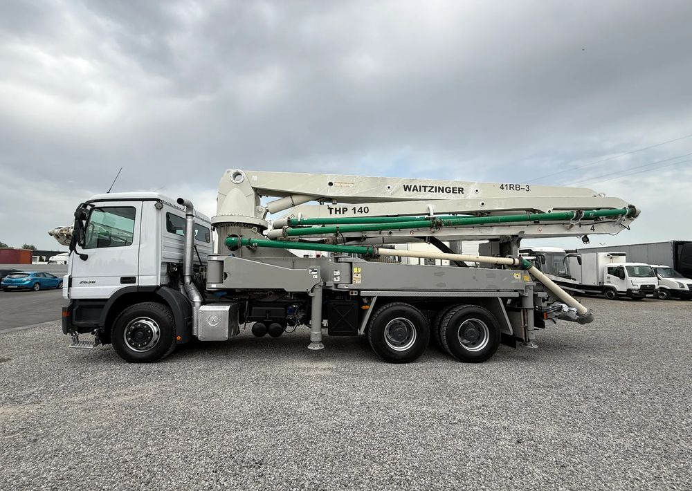 Mercedes-Benz ACTROS 2636 6X4 36 M WAITZINGER - Betonipumppuauto: kuva Mercedes-Benz ACTROS 2636 6X4 36 M WAITZINGER - Betonipumppuauto Mercedes-Benz ACTROS 2636 6X4 36 M WAITZINGER - Betonipumppuauto: kuva Mercedes-Benz ACTROS 2636 6X4 36 M WAITZINGER - Betonipumppuauto