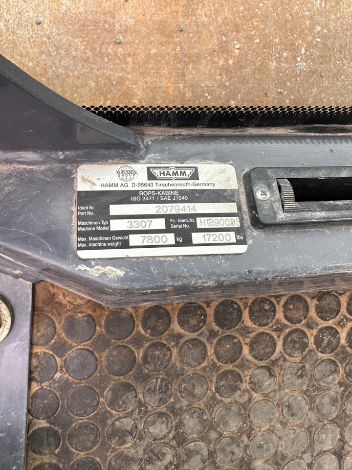 HAMM 3307 - Tiivistyskone: kuva HAMM 3307 - Tiivistyskone HAMM 3307 - Tiivistyskone: kuva HAMM 3307 - Tiivistyskone
