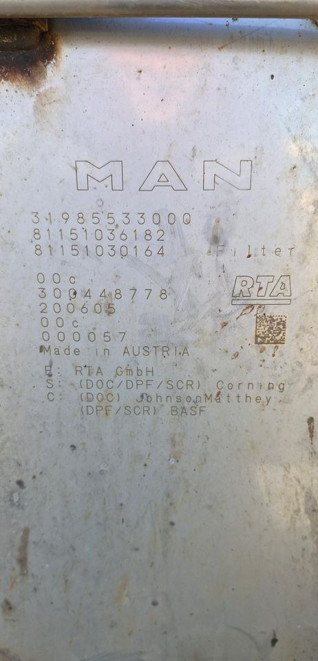 MAN TG3 TGX TGS KATALIZATOR TŁUMIK 81.151036182 81.151030164 - Katalysaattori: kuva MAN TG3 TGX TGS KATALIZATOR TŁUMIK 81.151036182 81.151030164 - Katalysaattori MAN TG3 TGX TGS KATALIZATOR TŁUMIK 81.151036182 81.151030164 - Katalysaattori: kuva MAN TG3 TGX TGS KATALIZATOR TŁUMIK 81.151036182 81.151030164 - Katalysaattori