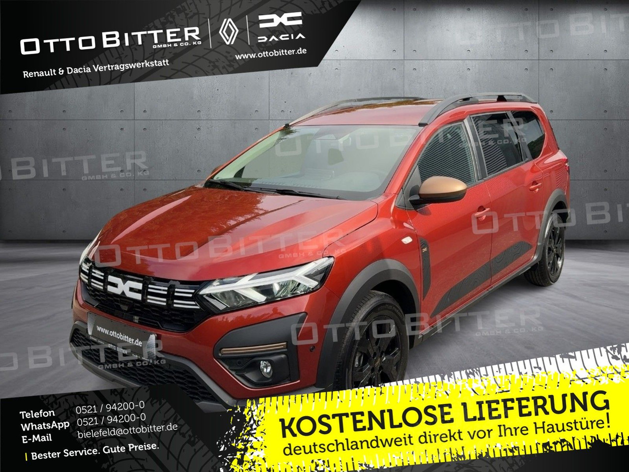 Dacia Jogger Extreme TCe110 5-Sitze CITY-PAKET/NAVI - Farmari: kuva Dacia Jogger Extreme TCe110 5-Sitze CITY-PAKET/NAVI - Farmari Dacia Jogger Extreme TCe110 5-Sitze CITY-PAKET/NAVI - Farmari: kuva Dacia Jogger Extreme TCe110 5-Sitze CITY-PAKET/NAVI - Farmari