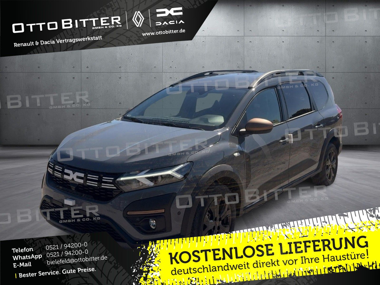 Dacia Jogger Extreme TCe110 5-Sitze CITY-PAKET/NAVI - Farmari: kuva Dacia Jogger Extreme TCe110 5-Sitze CITY-PAKET/NAVI - Farmari Dacia Jogger Extreme TCe110 5-Sitze CITY-PAKET/NAVI - Farmari: kuva Dacia Jogger Extreme TCe110 5-Sitze CITY-PAKET/NAVI - Farmari