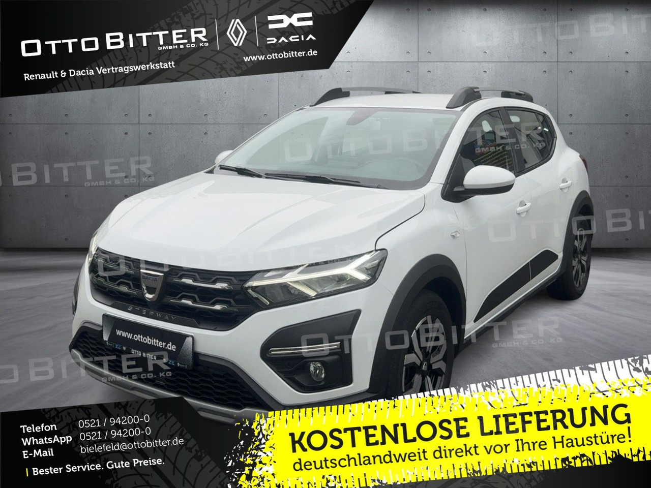 Dacia Sandero Stepway Comfort TCe90 ALU/KAMERA/NAVI - Sedan: kuva Dacia Sandero Stepway Comfort TCe90 ALU/KAMERA/NAVI - Sedan Dacia Sandero Stepway Comfort TCe90 ALU/KAMERA/NAVI - Sedan: kuva Dacia Sandero Stepway Comfort TCe90 ALU/KAMERA/NAVI - Sedan