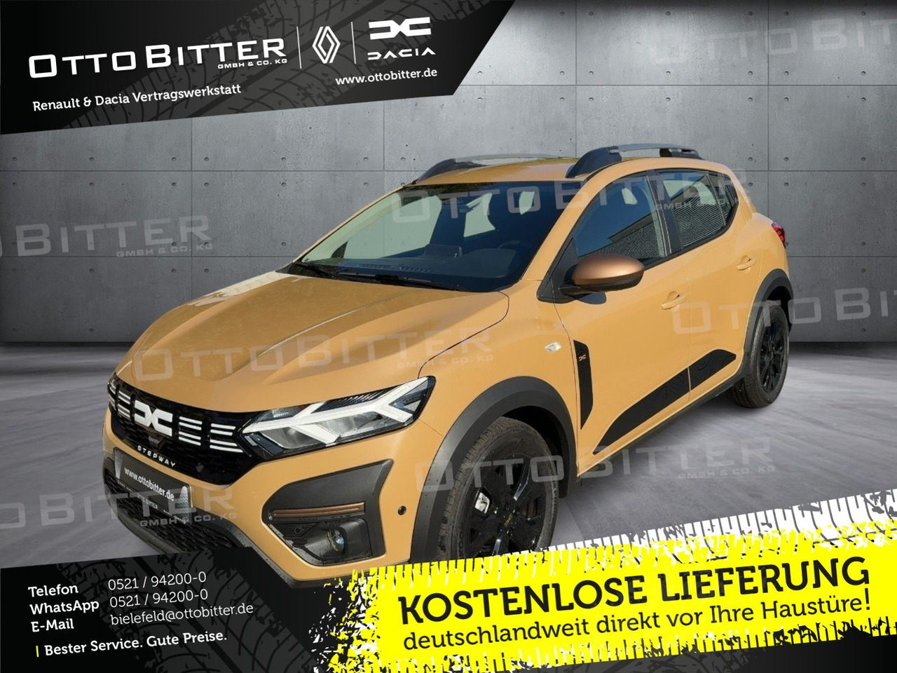 Dacia Sandero Stepway Extreme TCe110 CITY-PAKET/NAVI - Sedan: kuva Dacia Sandero Stepway Extreme TCe110 CITY-PAKET/NAVI - Sedan Dacia Sandero Stepway Extreme TCe110 CITY-PAKET/NAVI - Sedan: kuva Dacia Sandero Stepway Extreme TCe110 CITY-PAKET/NAVI - Sedan