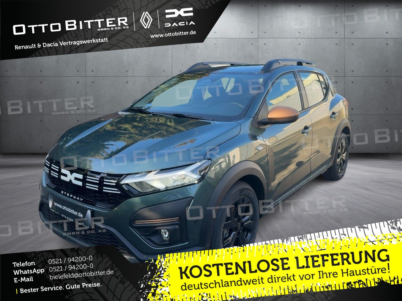 Dacia Sandero Stepway Extreme TCe110 CITY-PAKET/NAVI - Sedan: kuva Dacia Sandero Stepway Extreme TCe110 CITY-PAKET/NAVI - Sedan Dacia Sandero Stepway Extreme TCe110 CITY-PAKET/NAVI - Sedan: kuva Dacia Sandero Stepway Extreme TCe110 CITY-PAKET/NAVI - Sedan