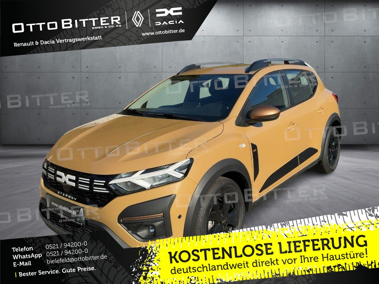 Dacia Sandero Stepway Extreme TCe110 CITY-PAKET/NAVI - Sedan: kuva Dacia Sandero Stepway Extreme TCe110 CITY-PAKET/NAVI - Sedan Dacia Sandero Stepway Extreme TCe110 CITY-PAKET/NAVI - Sedan: kuva Dacia Sandero Stepway Extreme TCe110 CITY-PAKET/NAVI - Sedan