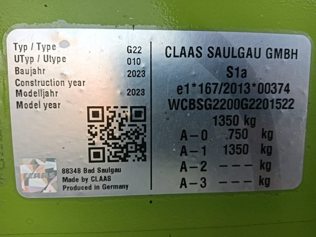 Claas LINER 2600 TREND - Pöyhin: kuva Claas LINER 2600 TREND - Pöyhin Claas LINER 2600 TREND - Pöyhin: kuva Claas LINER 2600 TREND - Pöyhin