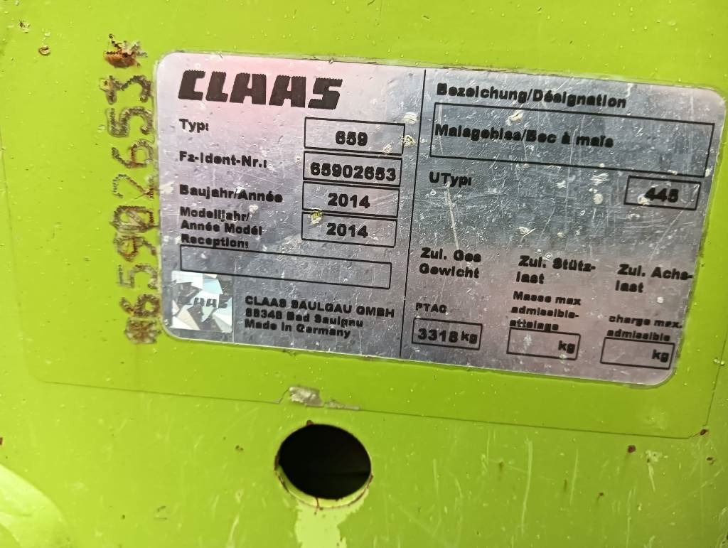 Claas ORBIS 750 - Leikkuupöytä - maissi: kuva Claas ORBIS 750 - Leikkuupöytä - maissi Claas ORBIS 750 - Leikkuupöytä - maissi: kuva Claas ORBIS 750 - Leikkuupöytä - maissi