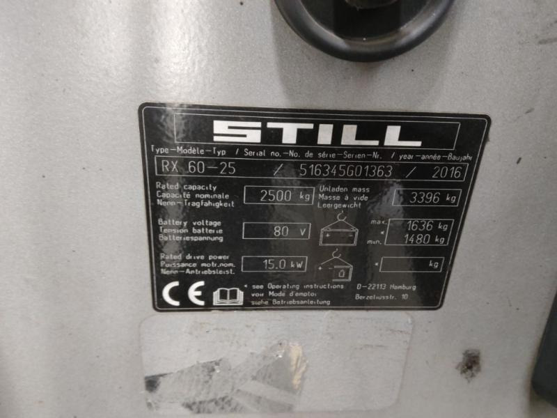 Still RX 60 - Sähkötrukki: kuva Still RX 60 - Sähkötrukki Still RX 60 - Sähkötrukki: kuva Still RX 60 - Sähkötrukki