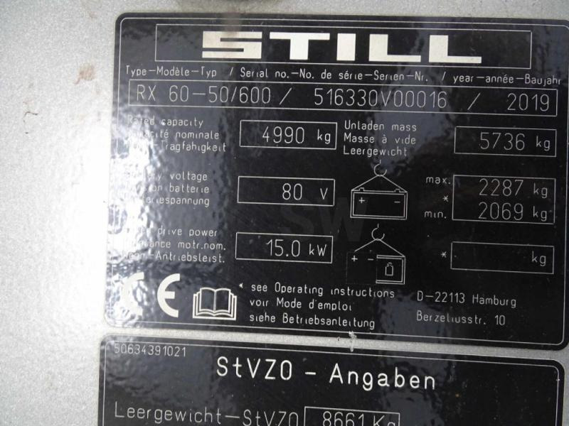 Still RX 60 - Sähkötrukki: kuva Still RX 60 - Sähkötrukki Still RX 60 - Sähkötrukki: kuva Still RX 60 - Sähkötrukki