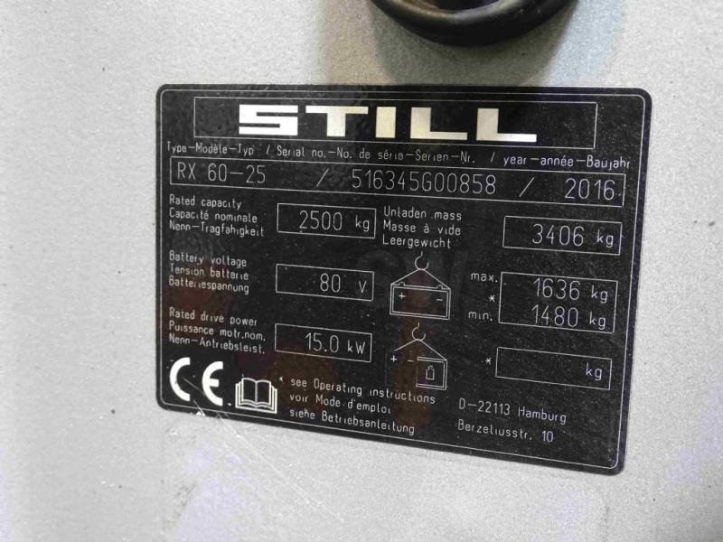 Still RX 60 - Sähkötrukki: kuva Still RX 60 - Sähkötrukki Still RX 60 - Sähkötrukki: kuva Still RX 60 - Sähkötrukki