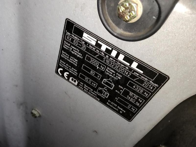 Still RX 60 - Sähkötrukki: kuva Still RX 60 - Sähkötrukki Still RX 60 - Sähkötrukki: kuva Still RX 60 - Sähkötrukki