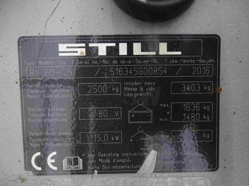 Still RX 60 - Sähkötrukki: kuva Still RX 60 - Sähkötrukki Still RX 60 - Sähkötrukki: kuva Still RX 60 - Sähkötrukki