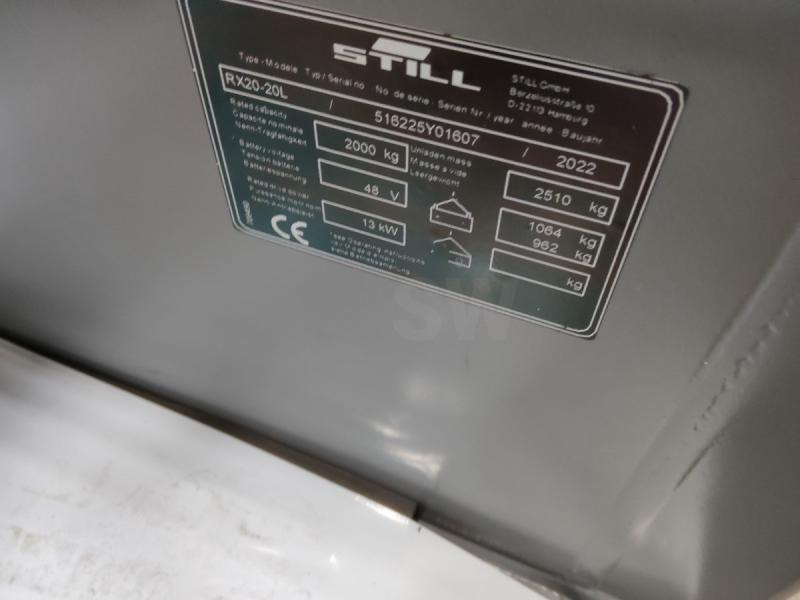 Still RX20 -20L - Sähkötrukki: kuva Still RX20 -20L - Sähkötrukki Still RX20 -20L - Sähkötrukki: kuva Still RX20 -20L - Sähkötrukki