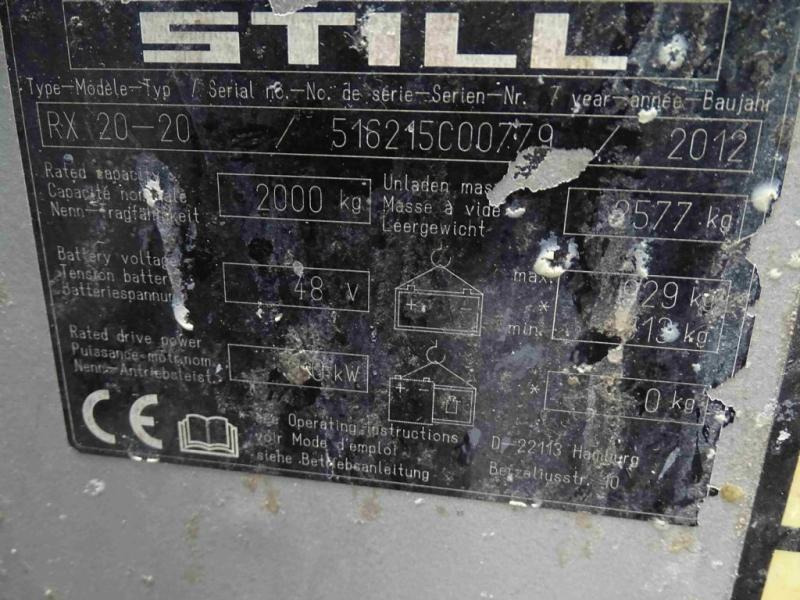 Still RX20 - Sähkötrukki: kuva Still RX20 - Sähkötrukki Still RX20 - Sähkötrukki: kuva Still RX20 - Sähkötrukki