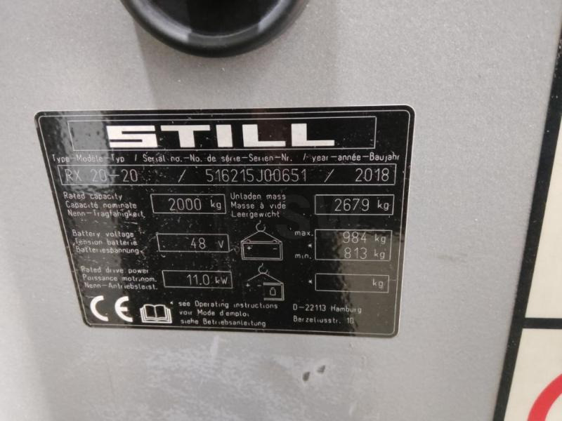 Still RX20 - Sähkötrukki: kuva Still RX20 - Sähkötrukki Still RX20 - Sähkötrukki: kuva Still RX20 - Sähkötrukki