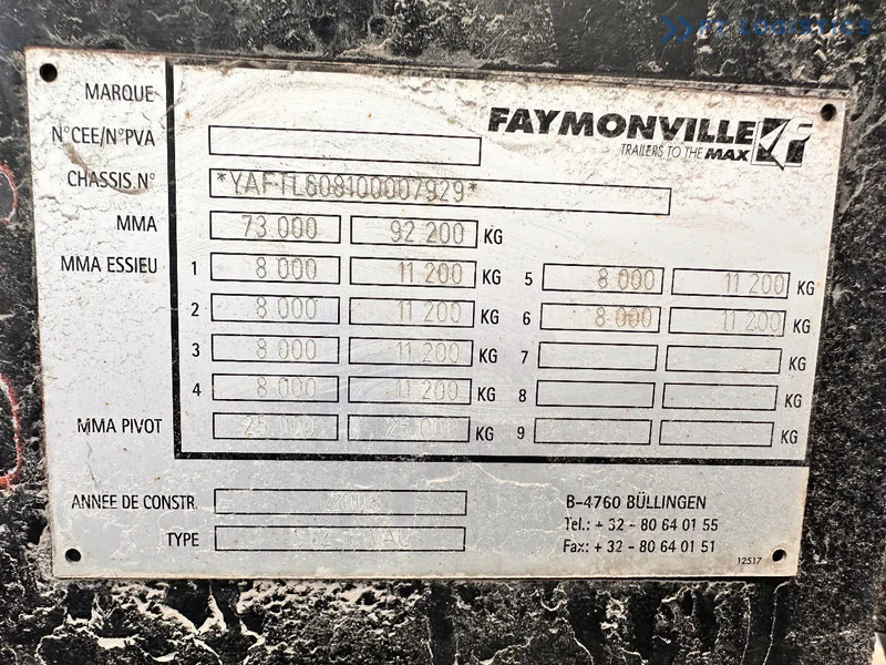 Faymonville FAYMONVILLE STZ-6WAU – 6 AXLES – 92.2T GVW – 73T PAYLOAD – HYDRAULIC RAMPS – EXCELLENT CONDITION! - Apuvaunu puoliperävaunu: kuva Faymonville FAYMONVILLE STZ-6WAU – 6 AXLES – 92.2T GVW – 73T PAYLOAD – HYDRAULIC RAMPS – EXCELLENT CONDITION! - Apuvaunu puoliperävaunu Faymonville FAYMONVILLE STZ-6WAU – 6 AXLES – 92.2T GVW – 73T PAYLOAD – HYDRAULIC RAMPS – EXCELLENT CONDITION! - Apuvaunu puoliperävaunu: kuva Faymonville FAYMONVILLE STZ-6WAU – 6 AXLES – 92.2T GVW – 73T PAYLOAD – HYDRAULIC RAMPS – EXCELLENT CONDITION! - Apuvaunu puoliperävaunu