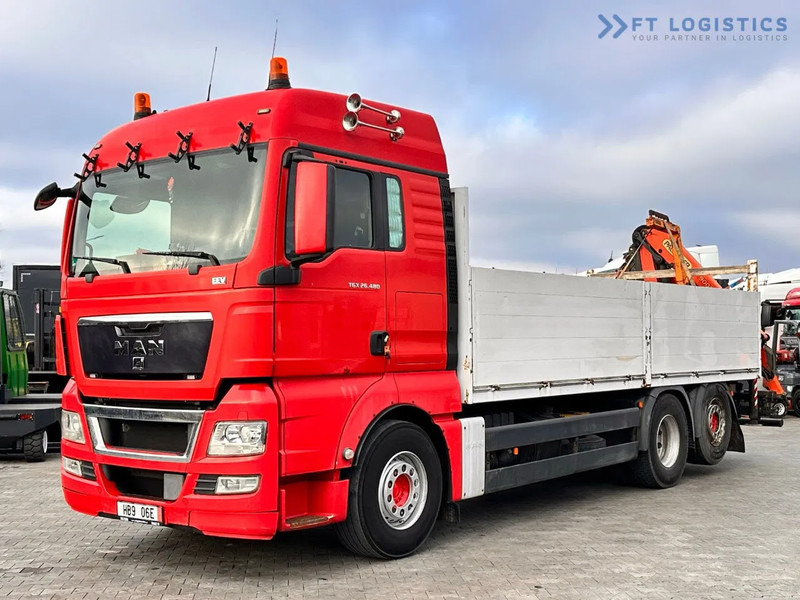 MAN TGX 26.480 Ciężarówka burtowa MAN TGX 26.480 6X2 / PALFINGER PK9002-EH B Crane / 80% Michelin - Nosturiauto: kuva MAN TGX 26.480 Ciężarówka burtowa MAN TGX 26.480 6X2 / PALFINGER PK9002-EH B Crane / 80% Michelin - Nosturiauto MAN TGX 26.480 Ciężarówka burtowa MAN TGX 26.480 6X2 / PALFINGER PK9002-EH B Crane / 80% Michelin - Nosturiauto: kuva MAN TGX 26.480 Ciężarówka burtowa MAN TGX 26.480 6X2 / PALFINGER PK9002-EH B Crane / 80% Michelin - Nosturiauto