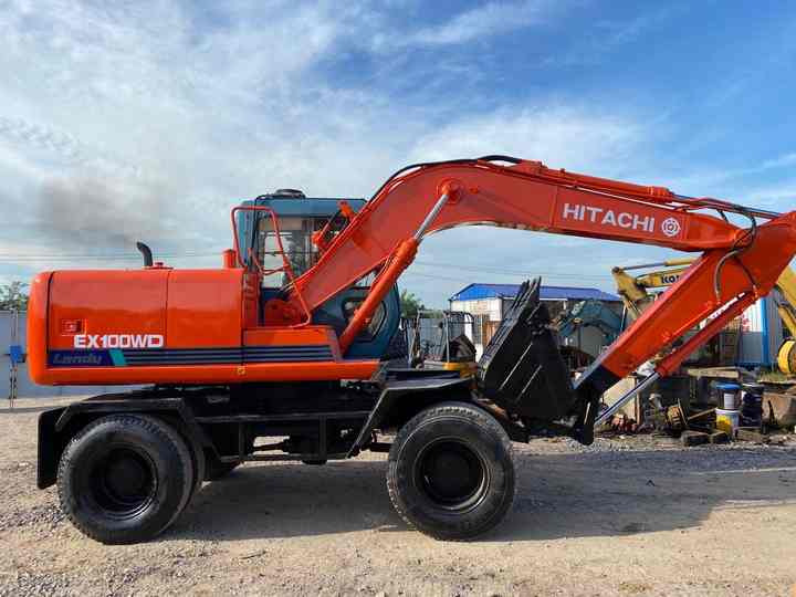 Used Hitachi Ex100WD Wheel Excavator for Sale Japan Made Hitachi Ex100wd Wheeled Excavator for Sale - Pyöräalustainen kaivinkone: kuva Used Hitachi Ex100WD Wheel Excavator for Sale Japan Made Hitachi Ex100wd Wheeled Excavator for Sale - Pyöräalustainen kaivinkone Used Hitachi Ex100WD Wheel Excavator for Sale Japan Made Hitachi Ex100wd Wheeled Excavator for Sale - Pyöräalustainen kaivinkone: kuva Used Hitachi Ex100WD Wheel Excavator for Sale Japan Made Hitachi Ex100wd Wheeled Excavator for Sale - Pyöräalustainen kaivinkone