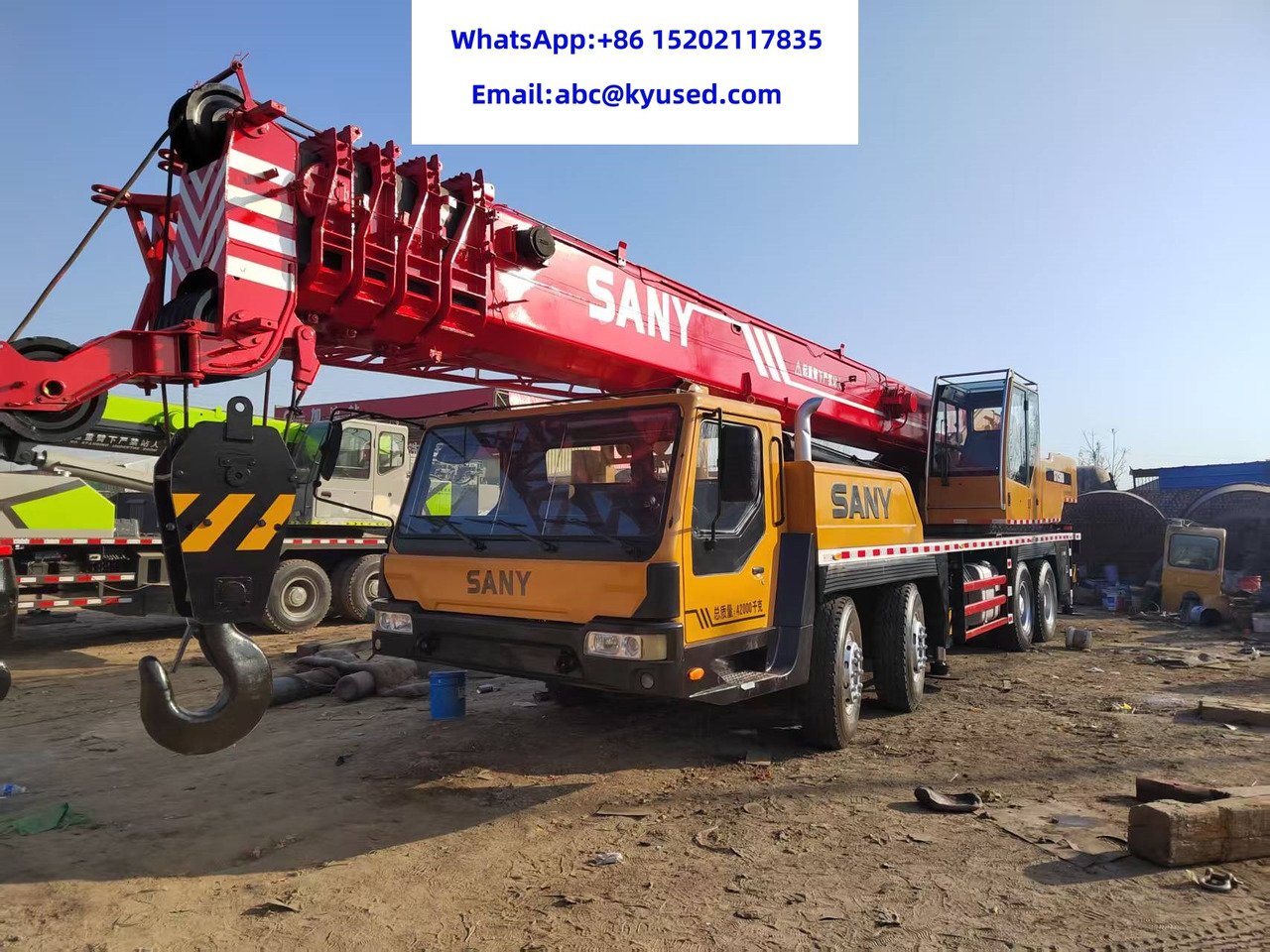 SANY STC500 STC750 STC800 STC250 25T 50T 75T 80TON CRANE - Ajoneuvonosturi: kuva SANY STC500 STC750 STC800 STC250 25T 50T 75T 80TON CRANE - Ajoneuvonosturi SANY STC500 STC750 STC800 STC250 25T 50T 75T 80TON CRANE - Ajoneuvonosturi: kuva SANY STC500 STC750 STC800 STC250 25T 50T 75T 80TON CRANE - Ajoneuvonosturi