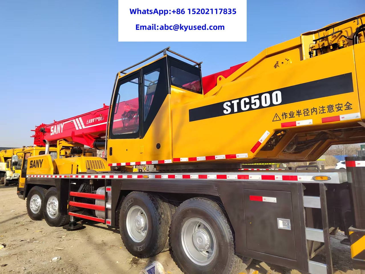 SANY STC500 STC750 STC800 STC250 25T 50T 75T 80TON CRANE - Ajoneuvonosturi: kuva SANY STC500 STC750 STC800 STC250 25T 50T 75T 80TON CRANE - Ajoneuvonosturi SANY STC500 STC750 STC800 STC250 25T 50T 75T 80TON CRANE - Ajoneuvonosturi: kuva SANY STC500 STC750 STC800 STC250 25T 50T 75T 80TON CRANE - Ajoneuvonosturi