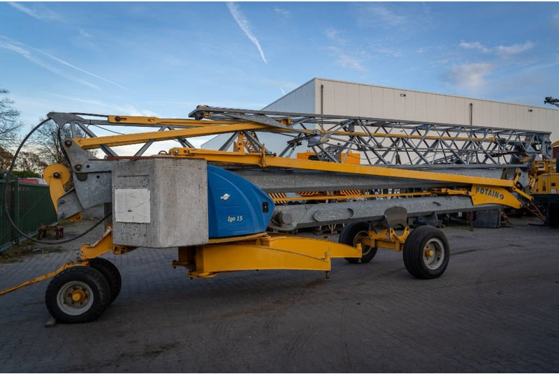 Potain Igo 15 - Nosturi: kuva Potain Igo 15 - Nosturi Potain Igo 15 - Nosturi: kuva Potain Igo 15 - Nosturi