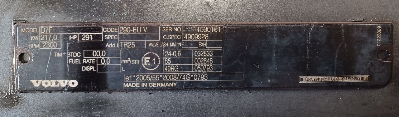 Volvo D7F 290 E5 Volvo FL - Moottori - Kuorma-auto: kuva Volvo D7F 290 E5 Volvo FL - Moottori - Kuorma-auto Volvo D7F 290 E5 Volvo FL - Moottori - Kuorma-auto: kuva Volvo D7F 290 E5 Volvo FL - Moottori - Kuorma-auto