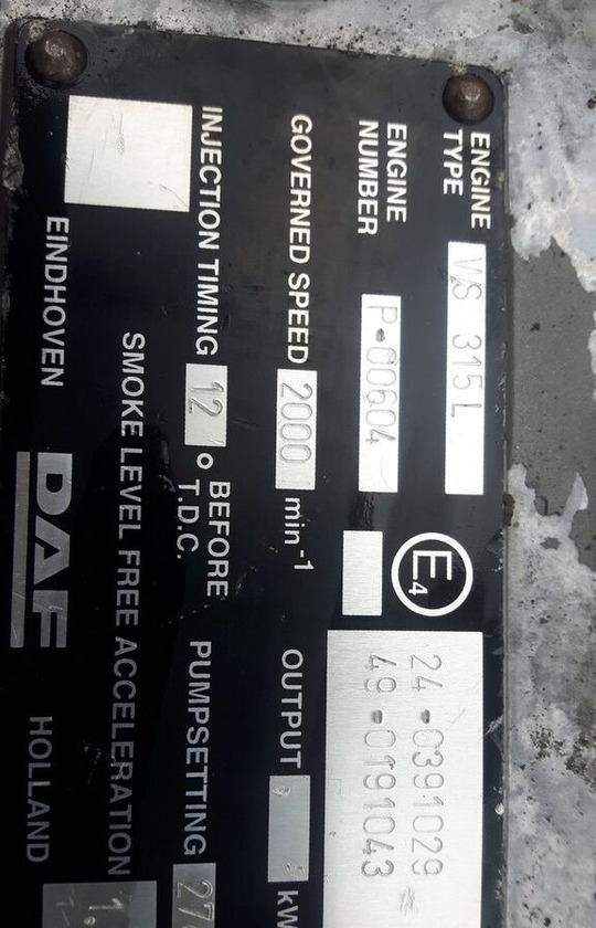 DAF WS315L truck - Moottori - Kuorma-auto: kuva DAF WS315L truck - Moottori - Kuorma-auto DAF WS315L truck - Moottori - Kuorma-auto: kuva DAF WS315L truck - Moottori - Kuorma-auto