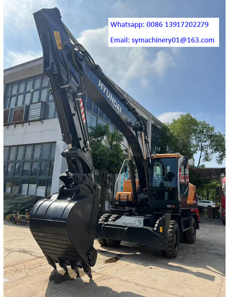 Hyundai R210W-9S - Pyöräalustainen kaivinkone: kuva Hyundai R210W-9S - Pyöräalustainen kaivinkone Hyundai R210W-9S - Pyöräalustainen kaivinkone: kuva Hyundai R210W-9S - Pyöräalustainen kaivinkone