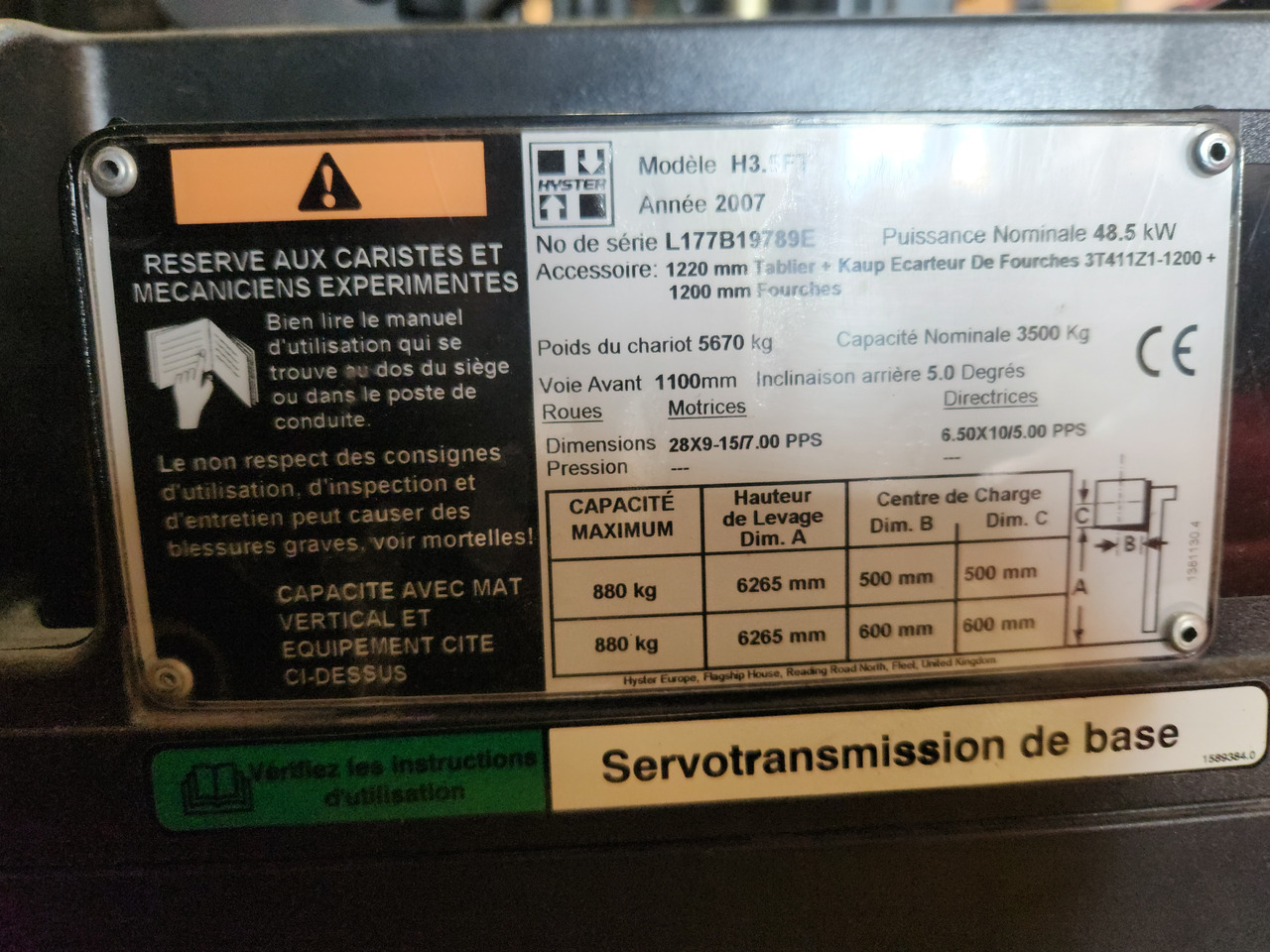 HYSTER H3.5FT - Dieseltrukki: kuva HYSTER H3.5FT - Dieseltrukki HYSTER H3.5FT - Dieseltrukki: kuva HYSTER H3.5FT - Dieseltrukki