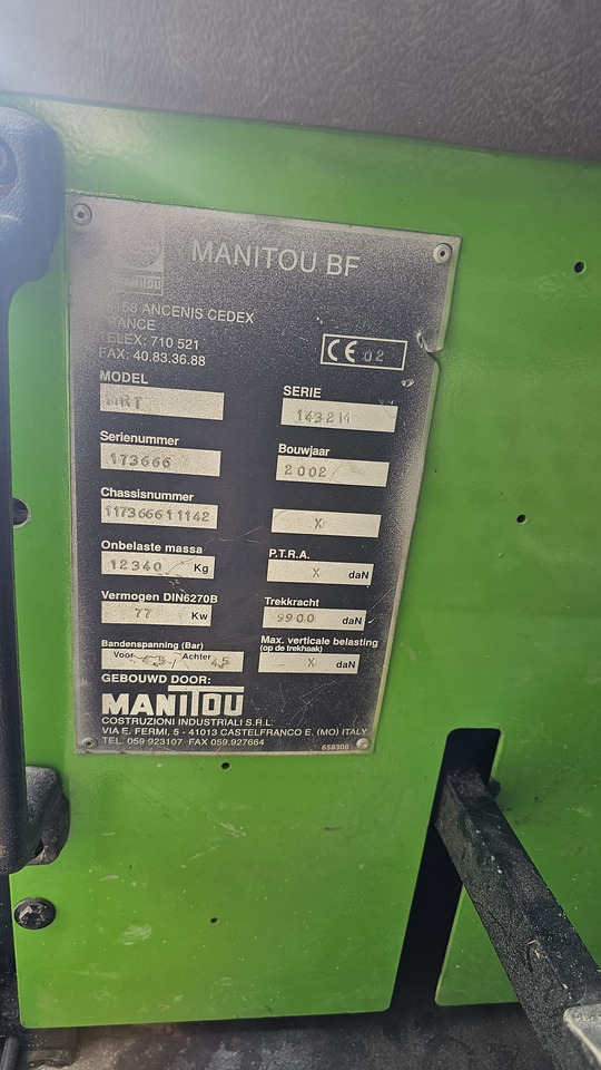 Manitou MRT 1432 Rotating Telehandler - Kurottaja: kuva Manitou MRT 1432 Rotating Telehandler - Kurottaja Manitou MRT 1432 Rotating Telehandler - Kurottaja: kuva Manitou MRT 1432 Rotating Telehandler - Kurottaja