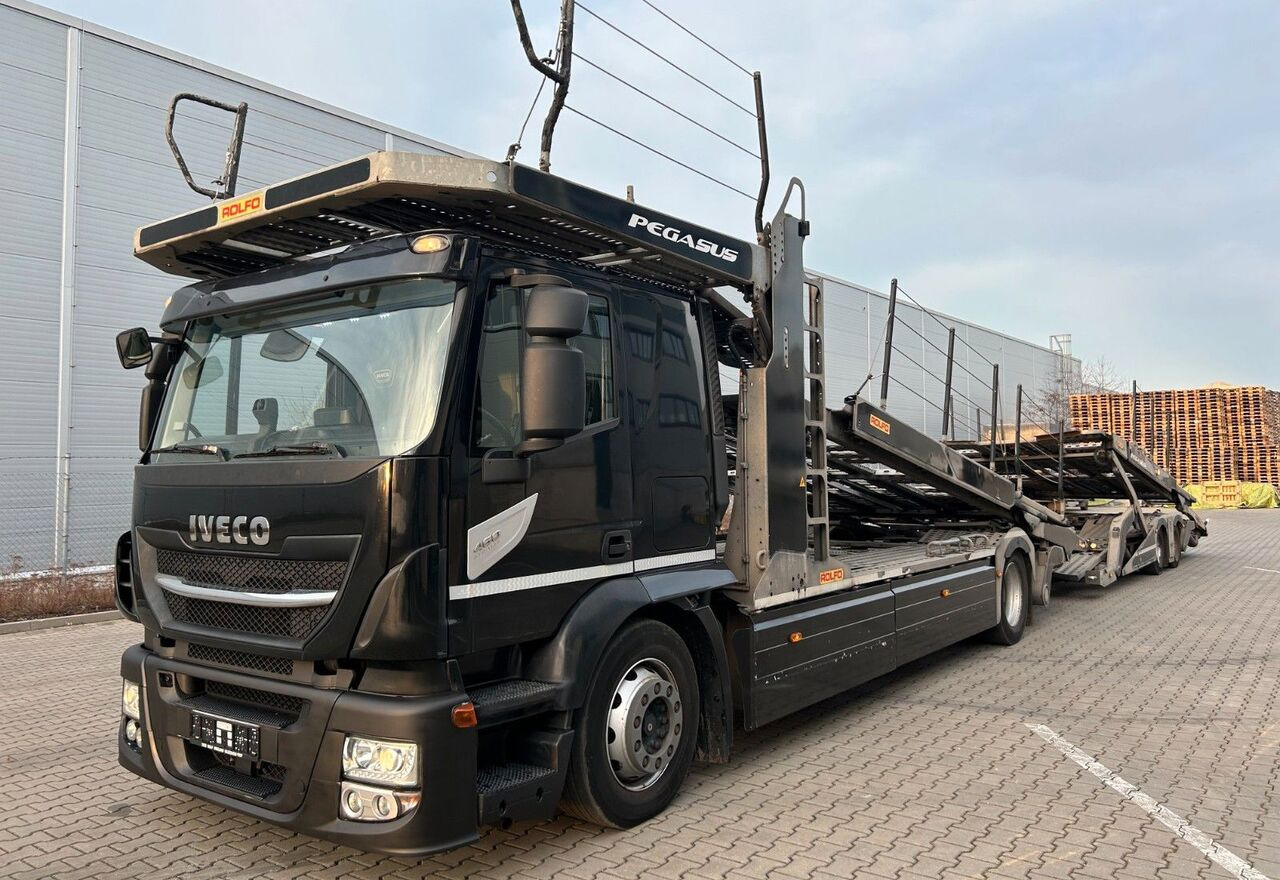 IVECO Stralis 460 + car transporter trailer - Kuljetin kuorma-auto: kuva IVECO Stralis 460 + car transporter trailer - Kuljetin kuorma-auto IVECO Stralis 460 + car transporter trailer - Kuljetin kuorma-auto: kuva IVECO Stralis 460 + car transporter trailer - Kuljetin kuorma-auto