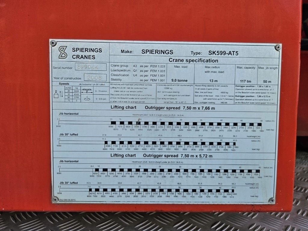 Spierings AT5 - 599 - Linkkunosturi: kuva Spierings AT5 - 599 - Linkkunosturi Spierings AT5 - 599 - Linkkunosturi: kuva Spierings AT5 - 599 - Linkkunosturi