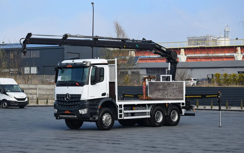 Lava-kuorma-auto, Nosturiauto Mercedes-Benz AROCS 2636 / 6x4 / HIAB X-HIPRO 192 E-3 / WYSUW x3 / ROTATOR / STEROWANIE RADIOWE / UDT / PODPORY HYDRAULICZNE / AUTOMAT / KAMERA COFANIA / NISKI PRZEBIEG / SPROWADZONY: kuva Lava-kuorma-auto, Nosturiauto Mercedes-Benz AROCS 2636 / 6x4 / HIAB X-HIPRO 192 E-3 / WYSUW x3 / ROTATOR / STEROWANIE RADIOWE / UDT / PODPORY HYDRAULICZNE / AUTOMAT / KAMERA COFANIA / NISKI PRZEBIEG / SPROWADZONY