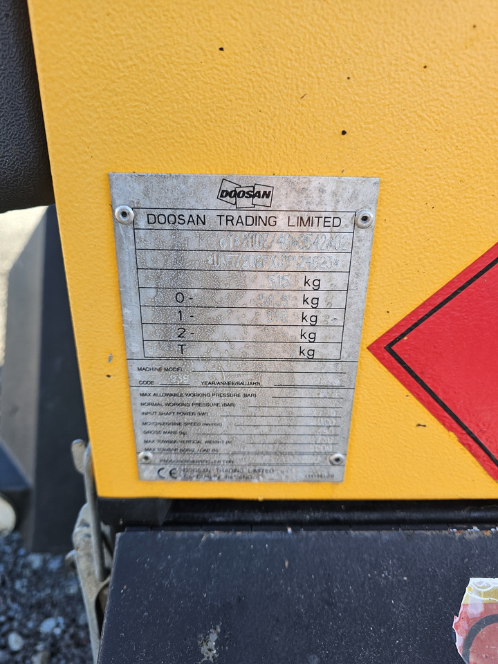 DOOSAN 7/20 - Ilmakompressori: kuva DOOSAN 7/20 - Ilmakompressori DOOSAN 7/20 - Ilmakompressori: kuva DOOSAN 7/20 - Ilmakompressori