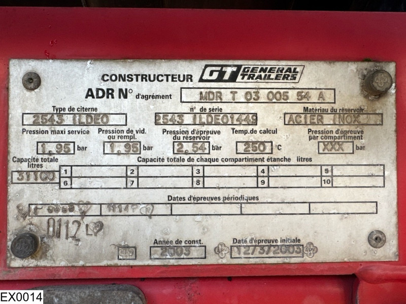 GENERAL TRAILERS Bitum 31.100 Liter, 1 Comp - Säiliöpuoliperävaunu: kuva GENERAL TRAILERS Bitum 31.100 Liter, 1 Comp - Säiliöpuoliperävaunu GENERAL TRAILERS Bitum 31.100 Liter, 1 Comp - Säiliöpuoliperävaunu: kuva GENERAL TRAILERS Bitum 31.100 Liter, 1 Comp - Säiliöpuoliperävaunu